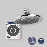 SOFFIONE DOCCIA MONOGETTO "EURO 2" IN ABS